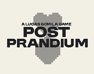 POST PRANDIUM poster